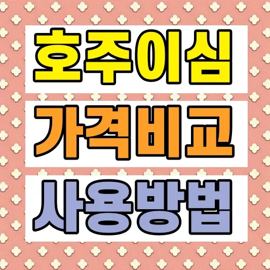 호주 이심 로밍 비교